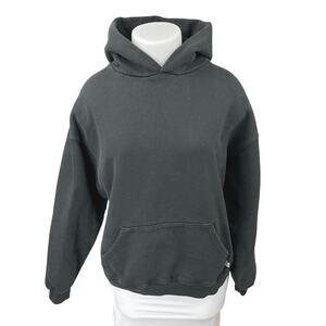 Akimbo Women's Black Long Sleeve Hooded Hoodie Sweatshirt Sweater Top Size XL